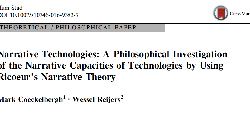 new article in Human&nbsp;Studies